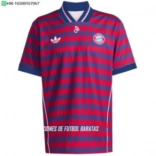 Nuevo Tailandia Especial Camiseta Bayern Múnich 25/26 Rojo Azul Baratas