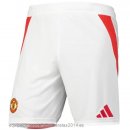 Nuevo 1ª Pantalones Manchester United 24/25 Blanco Baratas