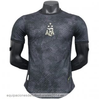 Nuevo Especial Jugadores Camiseta Argentina 2024 Negro Baratas