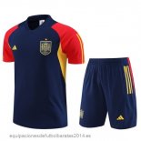 Nuevo Entrenamiento Conjunto Completo Niños Espana 2023 Azul Amarillo Rojo Baratas