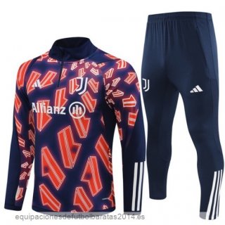 Nuevo Conjunto Completo Sudadera Entrenamiento Juventus 23/24 Rosa Azul Marino Baratas