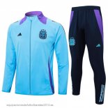 Nuevo Conjunto Completo Ropa Deportiva Con Cremallera Larga Argentina 2024 Azul Purpura Negro Baratas