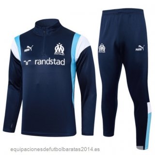 Nuevo Conjunto Completo Sudadera Entrenamiento Marsella 23/24 Azul II Blanco Baratas