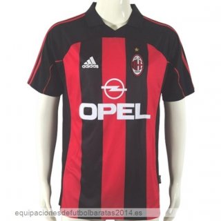 Nuevo 1ª Camiseta AC Milan Retro 2000 2002 Rojo Baratas