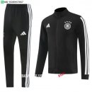 Nuevo Conjunto Completo Ropa Deportiva Con Cremallera Larga Alemania 2026 Negro Blanco Baratas