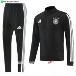 Nuevo Conjunto Completo Ropa Deportiva Con Cremallera Larga Alemania 2026 Negro Blanco Baratas