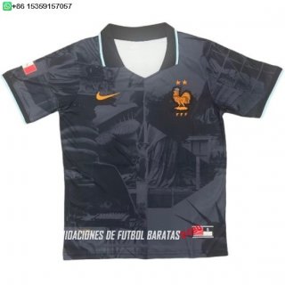 Nuevo Tailandia Especial Camiseta Francia 2026 Negro Gris Baratas