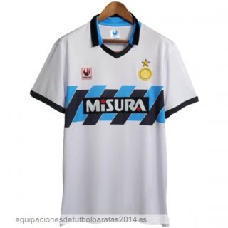 Nuevo 2ª Camiseta Inter Milan Retro 1990 1991 Blanco Baratas