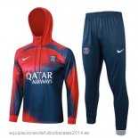 Nuevo Conjunto Completo Chaqueta Con Capucha Paris Saint Germain 23/24 Rojo Azul Baratas