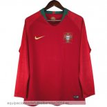 Nuevo 1ª Camiseta Manga Larga Portugal Retro 2018 Rojo Baratas