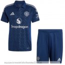 Nuevo 2ª Conjunto De Niños Manchester United 24/25 Azul Baratas