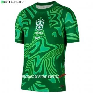 Nuevo Tailandia Portero Camiseta Brasil 2026 I Verde Baratas