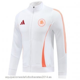 Ropa Deportiva Con Cremallera Larga AS Roma 24/25 Blanco Baratas