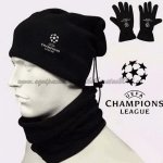 Conjunto De Bufanda Champions Negro