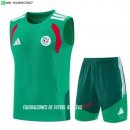 Nuevo Entrenamiento Sin Mangas Conjunto Completo Argelia 2026 Verde Baratas