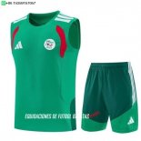 Nuevo Entrenamiento Sin Mangas Conjunto Completo Argelia 2026 Verde Baratas
