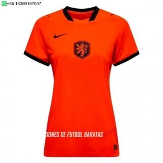 Nuevo 1ª Camiseta Mujer Países Bajos 2026 Baratas
