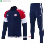 Nuevo Conjunto Completo Ropa Deportiva Con Cremallera Larga Bayern Múnich 26/27 Azul Rojo Blanco Baratas