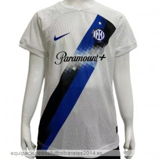 Nuevo Tailandia 2ª Jugadores Camiseta Niños Inter Milan 23/24 Blanco Baratas