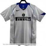 Nuevo 2ª Camiseta Inter Milan Retro 2004 2005 Blanco Baratas