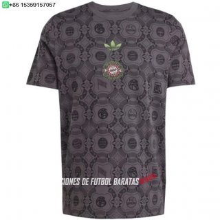 Nuevo Tailandia Especial Camiseta Bayern Múnich 25/26 Gris Marino Baratas