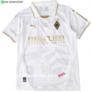 Nuevo Tailandia Especial Camiseta Borussia Mönchengladbach 25/26 Blanco Baratas