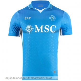 Nuevo 1ª Tailandia Camiseta Napoli 24/25 Azul Baratas