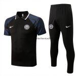 Nuevo Conjunto Completo Polo Inter Milán 22/23 Negro Gris Baratas Nuevo Conjunto Completo Polo Inter Milán 22/23 Negro Gris Baratas