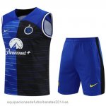 Nuevo Entrenamiento Sin Mangas Conjunto Completo Inter Milan 23/24 Azul I Negro Baratas Nuevo Entrenamiento Sin Mangas Conjunto Completo Inter Milan 23/24 Azul I Negro Baratas