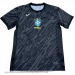 Nuevo Tailandia Portero Camiseta Brasil 2024 Negro Baratas