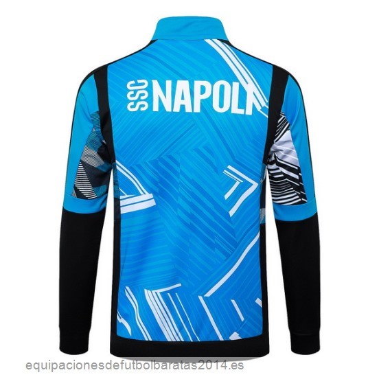 Ropa Deportiva Con Cremallera Larga Napoli 24/25 Azul Baratas