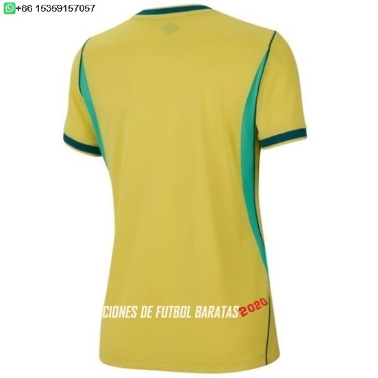 Nuevo 1ª Camiseta Mujer Brasil 2026 I Amarillo Baratas