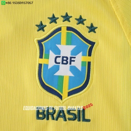 Nuevo 1ª Camiseta Mujer Brasil 2026 I Amarillo Baratas