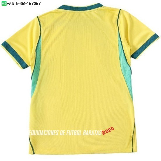 Nuevo 1ª Camiseta Mujer Brasil 2026 I Amarillo Baratas