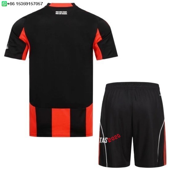 Nuevo 1ª Conjunto De Hombre Eintracht Frankfurt 25/26 Rojo Negro Baratas