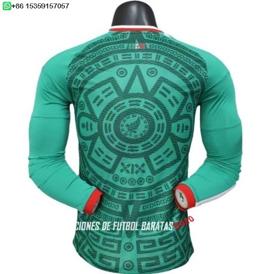 Nuevo 1ª Jugadores Manga Larga Mexico 2026 Baratas