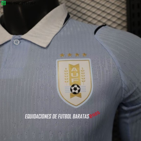 Nuevo 1ª Jugadores Manga Larga Uruguay 2026 Baratas