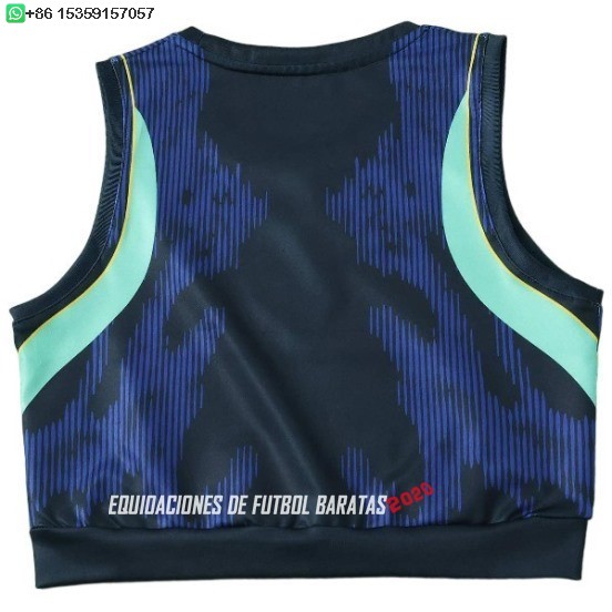 Nuevo 2ª Camiseta Sin Mangas Mujer Brasil 2026 Baratas