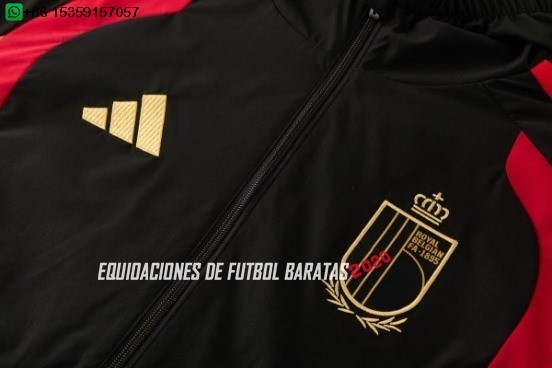 Nuevo Conjunto Completo Rompevientos Bélgica 2026 Rojo Baratas