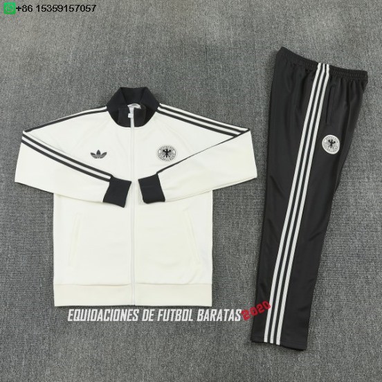 Nuevo Conjunto Completo Ropa Deportiva Con Cremallera Larga Alemania 2026 Amarillo Baratas