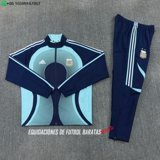 Nuevo Conjunto Completo Ropa Deportiva Con Cremallera Larga Argentina 2026 Azul I Marino Baratas