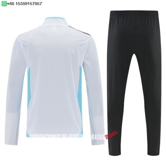 Nuevo Conjunto Completo Ropa Deportiva Con Cremallera Larga Argentina 2026 Blanco Azul Negro Baratas