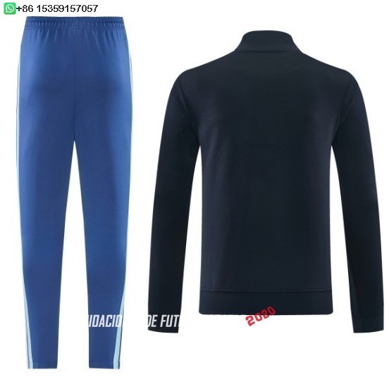 Nuevo Conjunto Completo Ropa Deportiva Con Cremallera Larga Argentina 2026 Gris Azul Baratas