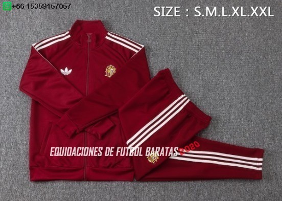 Nuevo Conjunto Completo Ropa Deportiva Con Cremallera Larga España 2026 Borgona Baratas