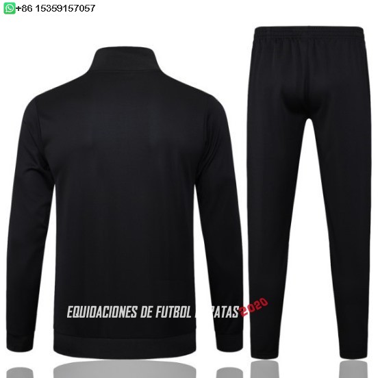 Nuevo Conjunto Completo Ropa Deportiva Con Cremallera Larga México 2026 Negro Baratas