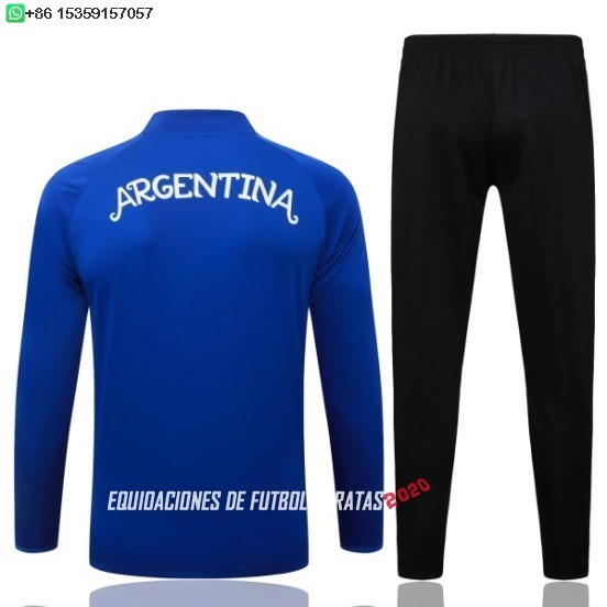Nuevo Conjunto Completo Ropa Deportiva Con Cremallera Larga Niños Argentina 2026 Azul Blanco Negro Baratas