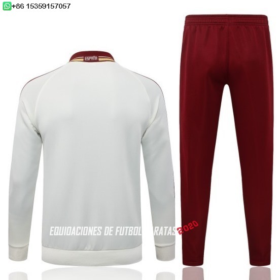 Nuevo Conjunto Completo Ropa Deportiva Con Cremallera Larga Niños España 2026 Amarillo Rojo Baratas