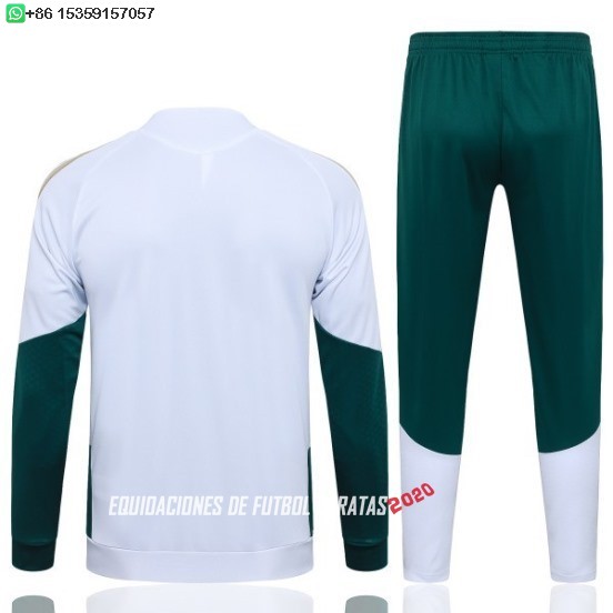 Nuevo Conjunto Completo Ropa Deportiva Con Cremallera Larga Niños Italia 2026 Blanco Verde Baratas