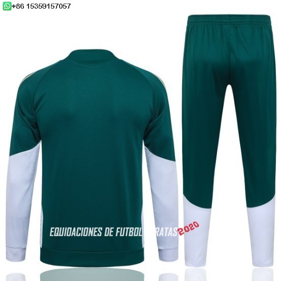 Nuevo Conjunto Completo Ropa Deportiva Con Cremallera Larga Niños Italia 2026 Verde Blanco Baratas