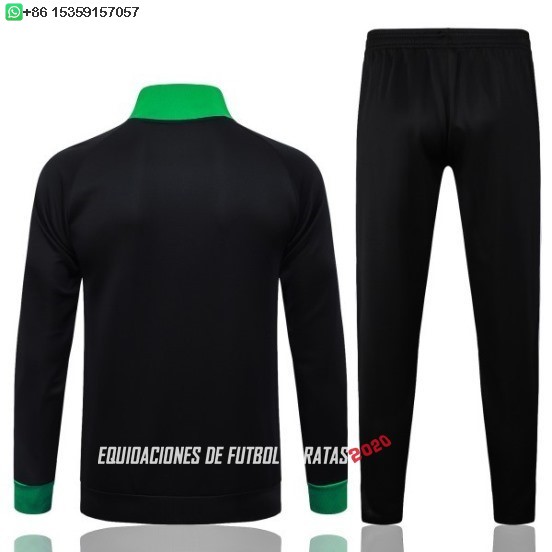 Nuevo Conjunto Completo Ropa Deportiva Con Cremallera Larga Senegal 2026 Negro Baratas